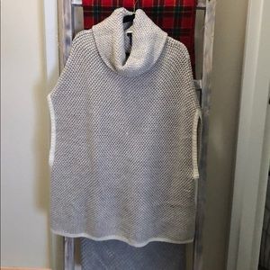 Oversized Knit poncho